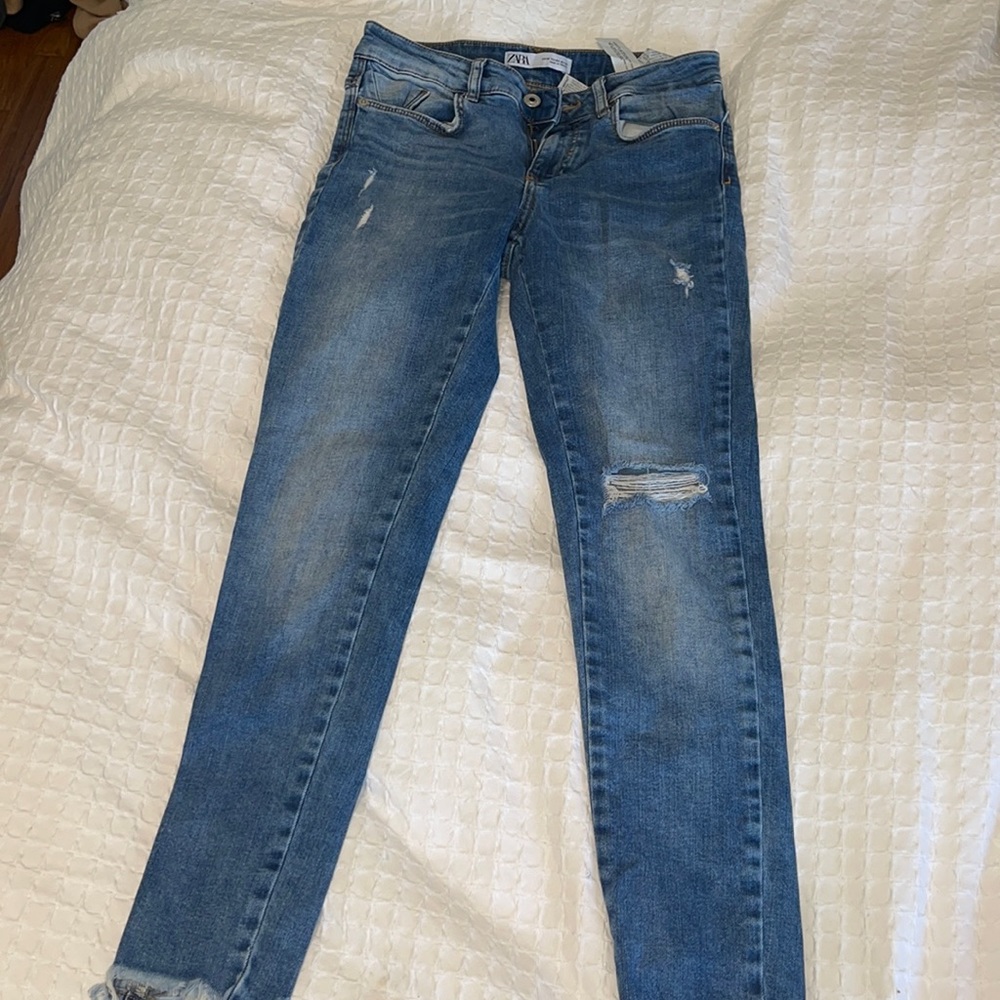 Ripped Zara jeans